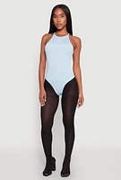 Womens Daisy High Neck Cami Bodysuit,
