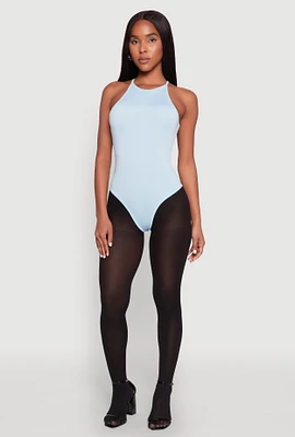 Womens Daisy High Neck Cami Bodysuit, M