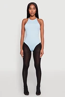 Womens Daisy High Neck Cami Bodysuit,
