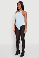 Womens Daisy High Neck Cami Bodysuit,