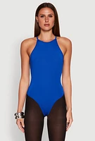 Womens Daisy High Neck Cami Bodysuit,