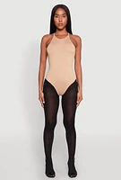 Womens Daisy High Neck Cami Bodysuit,