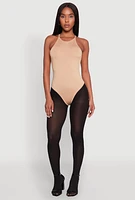 Womens Daisy High Neck Cami Bodysuit,