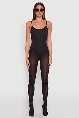 Womens Daisy Scoop Neck Cami Bodysuit,