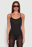 Womens Daisy Scoop Neck Cami Bodysuit,