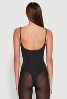 Womens Daisy Scoop Neck Cami Bodysuit,