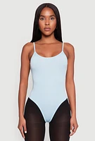 Womens Daisy Scoop Neck Cami Bodysuit,