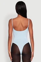 Womens Daisy Scoop Neck Cami Bodysuit,