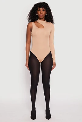 Womens Daisy Keyhole One Shoulder Bodysuit,