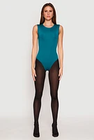 Womens Daisy High Neck Thong Bodysuit,