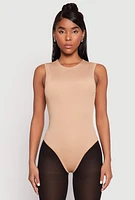 Womens Daisy High Neck Thong Bodysuit,