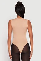 Womens Daisy High Neck Thong Bodysuit,