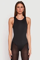 Womens Daisy Crew Neck Thong Bodysuit,