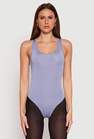 Womens Daisy Scoop Neck Thong Bodysuit,