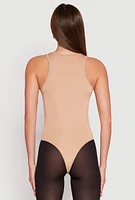 Womens Daisy Scoop Neck Thong Bodysuit,