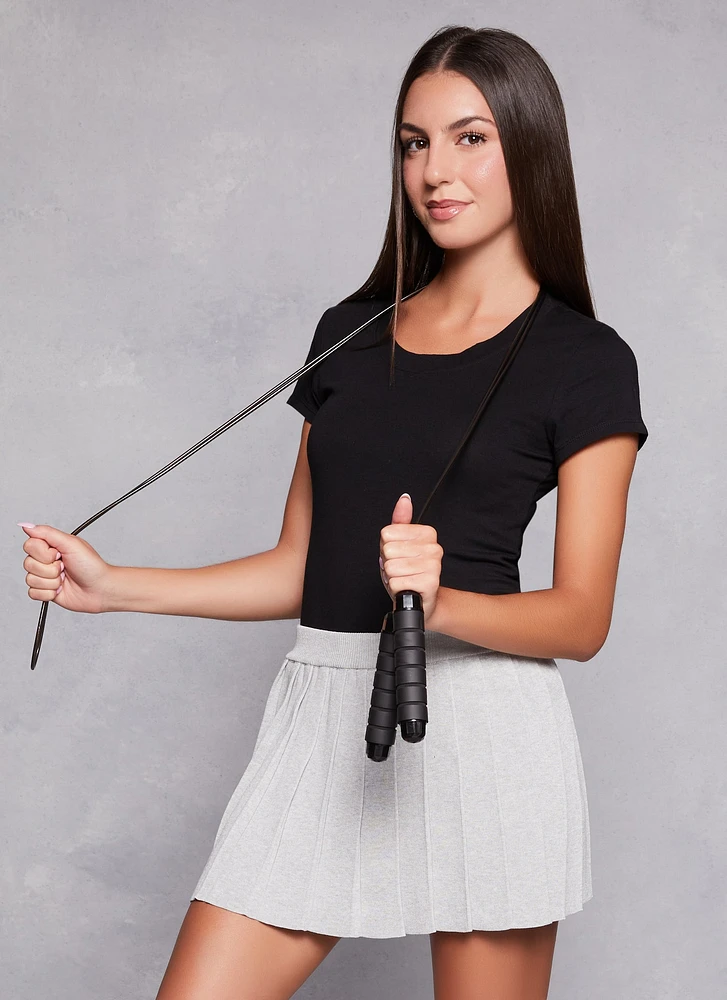 Womens Basic Crew Neck T Shirt,