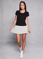Womens Basic Crew Neck T Shirt,