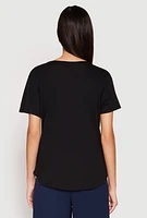 Womens Short Sleeve Oversized T Shirt,