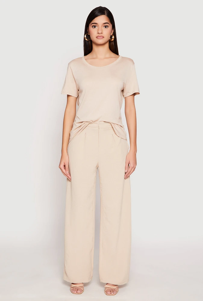 Womens Short Sleeve Oversized T Shirt,