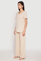 Womens Short Sleeve Oversized T Shirt,