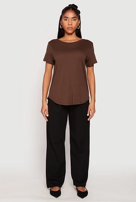 Womens Short Sleeve Oversized T Shirt,