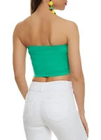 Womens Seamless Basic Padded Bandeau Top,