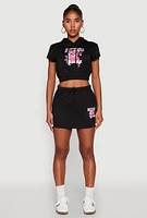 Womens Attitude Be Yourself Mini Skirt,