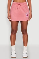 Womens Attitude Be Yourself Mini Skirt, Pink, Size XL