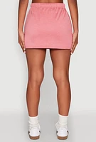 Womens Attitude Be Yourself Mini Skirt, Pink, Size XL