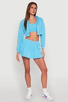 Womens Long Sleeve Hooded Sweatshirt and Tank Top,