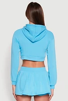 Womens Long Sleeve Hooded Sweatshirt and Tank Top,