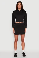 Womens Long Sleeve Hooded Sweatshirt,