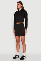 Womens Long Sleeve Hooded Sweatshirt,