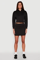 Womens Toggle Drawstring Cargo Skort,