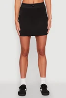 Womens Toggle Drawstring Cargo Skort,