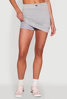 Womens Toggle Drawstring Cargo Skort, XL