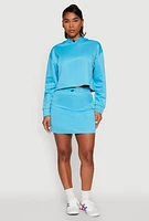 Womens Toggle Drawstring Cargo Skort,