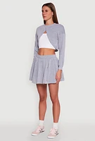 Womens Long Sleeve Bolero Sweatshirt,