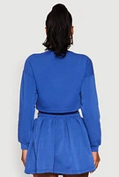 Womens Long Sleeve Bolero Sweatshirt,