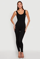 Womens Ribbed Knit Catsuit,