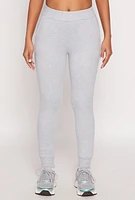 Womens French Terry Pull On High Waisted Joggers,