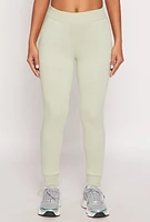 Womens French Terry Pull On High Waisted Joggers,