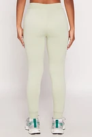 Womens French Terry Pull On High Waisted Joggers,