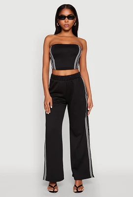Womens Side Varsity Stripe Pants,