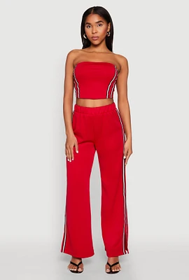 Womens Side Varsity Stripe Pants,
