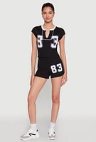 Womens 83 Bike Shorts, XL