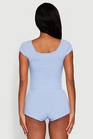 Womens 9 Miami Graphic Top,