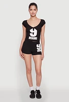 Womens 9 Miami Bike Shorts,