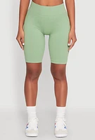 Womens Seamless High Waisted Bike Shorts,