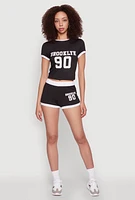 Womens Brooklyn 90 Graphic T Shirt,